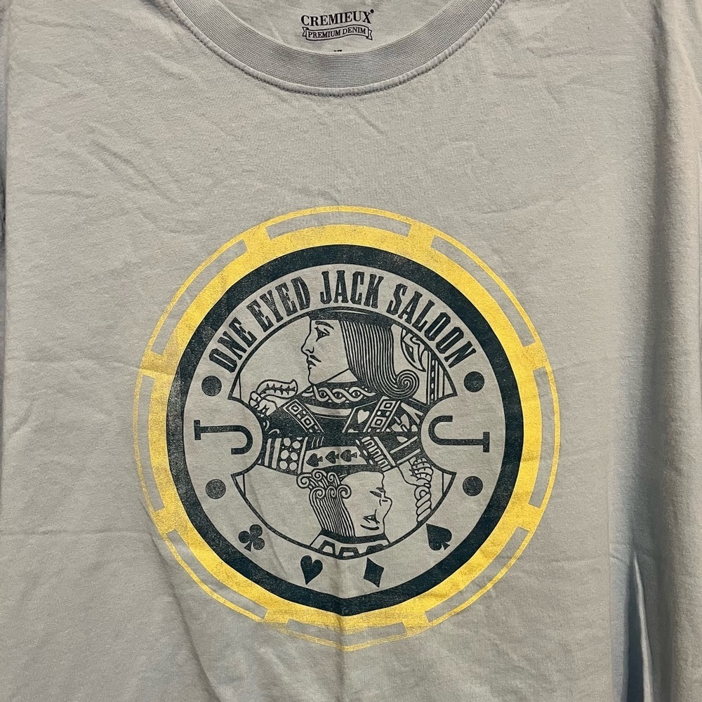 EUC Cremieux Men’s Short Sleeve Crew Neck T-Shirt Solid Blue w/Graphic; Size XL - Picture 3 of 8